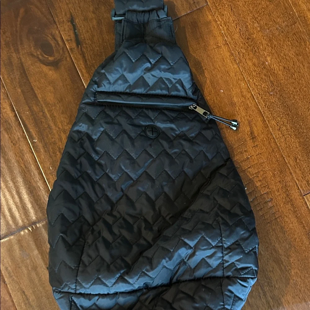 Top Paw Black Quilted Pet Sling Carrier